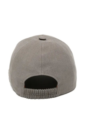 Zegna Oasi Lino Baseballkappe mit Logo