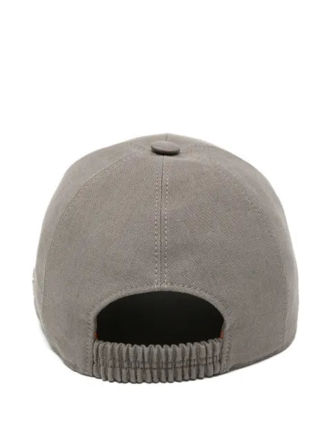 Zegna Oasi Lino Baseballkappe mit Logo