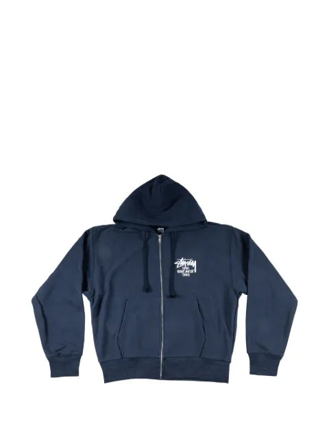 Stüssy Ginza logo-print hoodie