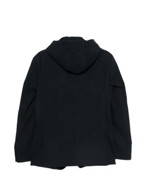 Karl Lagerfeld hooded single-breasted jacket