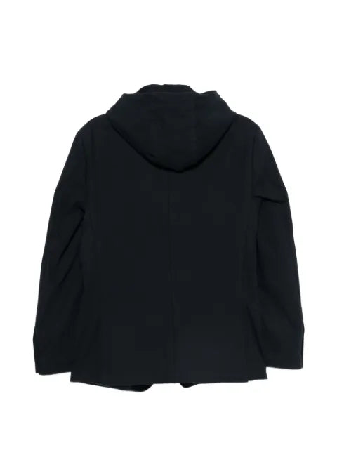 Karl Lagerfeld hooded single-breasted jacket