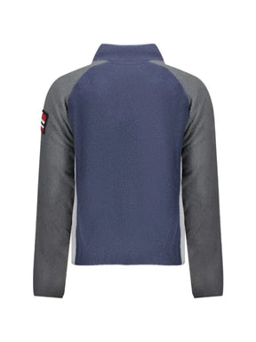 NORWAY 1963 colour-block fleece-texture sweatshirt