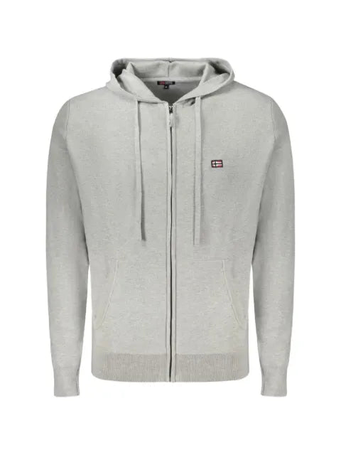 NORWAY 1963 zip-up knitted hoodie
