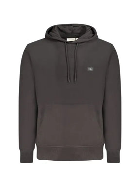 Calvin Klein Jeans logo-patch cotton hoodie
