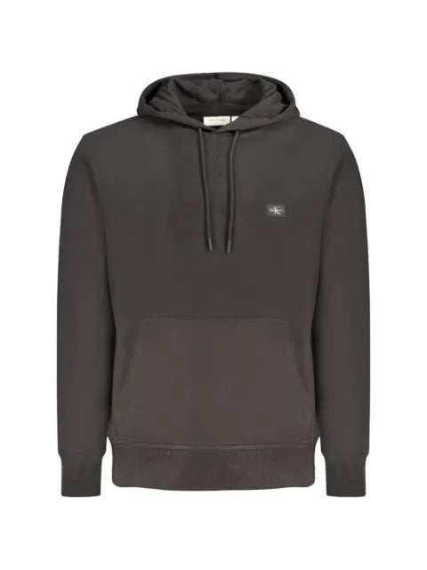 Calvin Klein Jeans logo-patch cotton hoodie