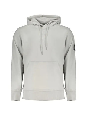Calvin Klein Jeans logo-patch drawstring hoodie
