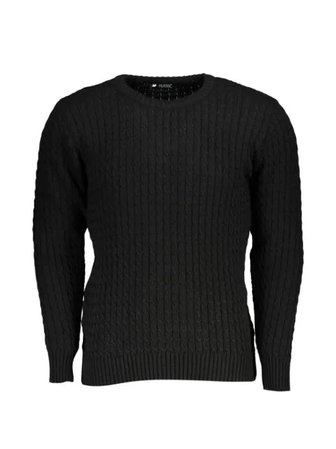 U.S. Grand cable-knit elbow-patch sweater