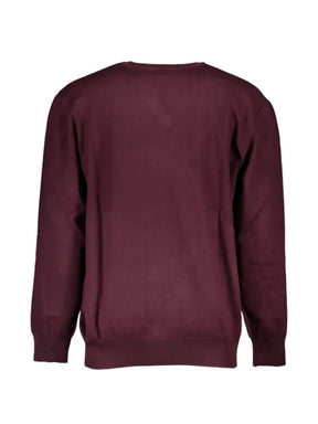 U.S. Grand V-neck embroidered-logo sweater