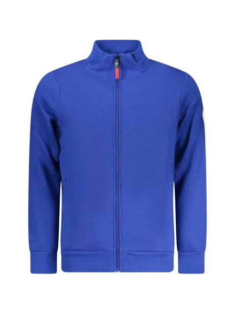 NORWAY 1963 logo-patch zip-up sweater