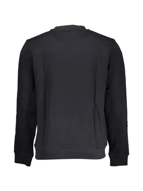 Napapijri logo-patch crew-neck sweater