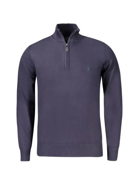 COVERI MOVING quarter-zip sweater