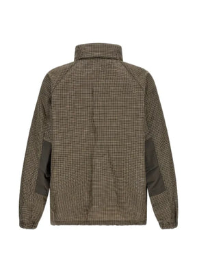 Comme des Garçons Homme check-pattern zip-up jacket