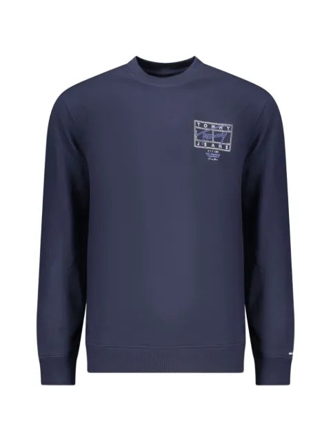 Tommy Jeans logo-print cotton sweatshirt
