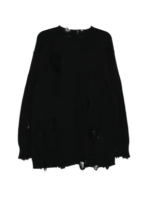 Yohji Yamamoto distressed-effect sweater