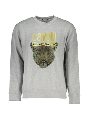 Cavalli Class jaguar-print sweatshirt