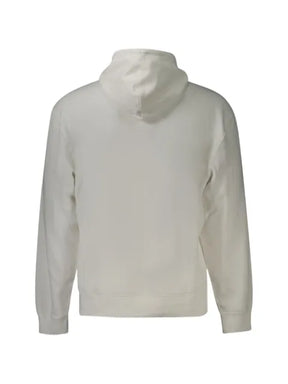 Calvin Klein logo-patch drawstring hoodie