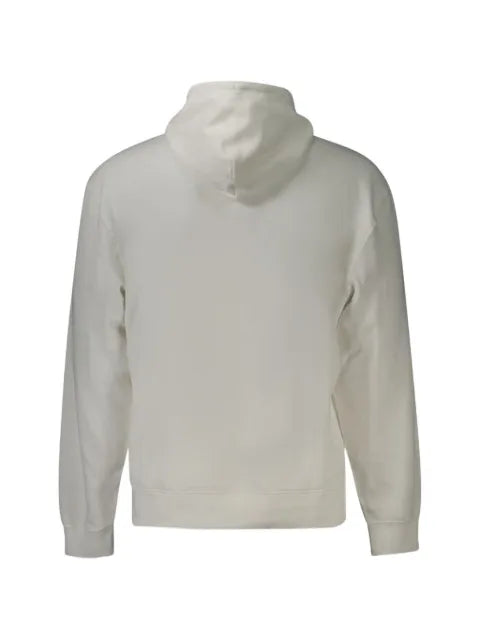 Calvin Klein logo-patch drawstring hoodie