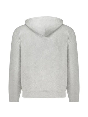 Calvin Klein logo-embroidered drawstring hoodie
