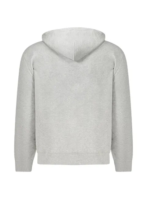 Calvin Klein logo-embroidered drawstring hoodie