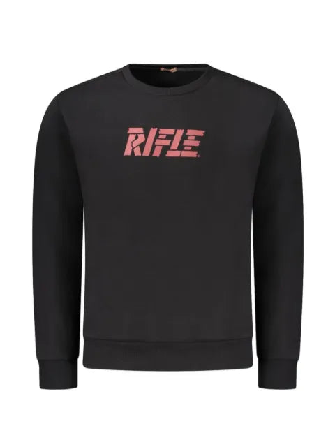 RIFLE logo-print crew-neck sweatshirt