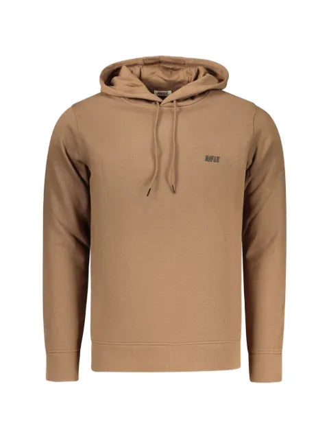 RIFLE logo-print drawstring hoodie
