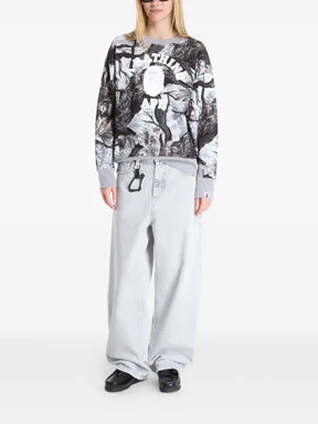 A BATHING APE® Tree Edge Camo College sweatshirt