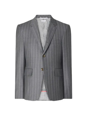 Thom Browne flannel chalk stripe sportcoat