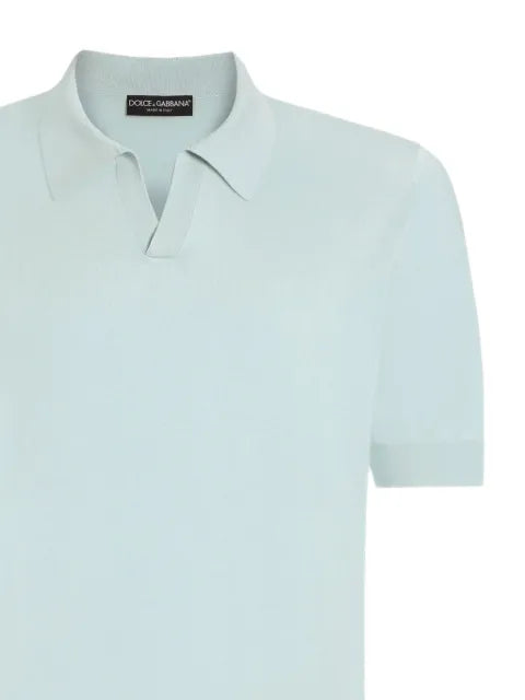 Dolce & Gabbana silk polo shirt