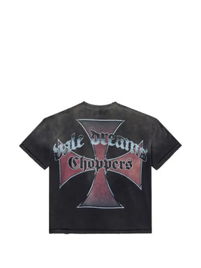 Vale Chopper distressed-effect cotton T-shirt