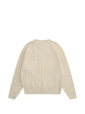 GOSHA RUBCHINSKIY cable-knit flecked sweater