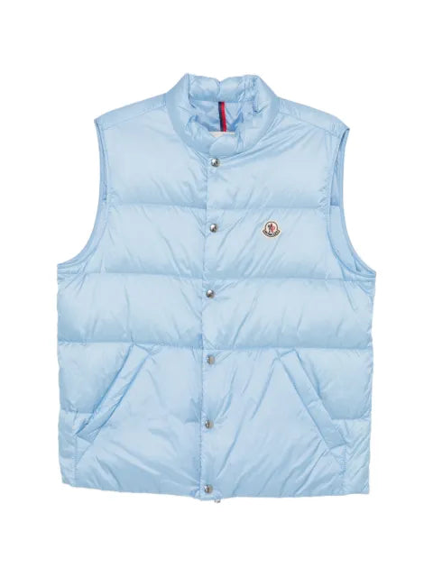 Moncler padded logo-patch gilet