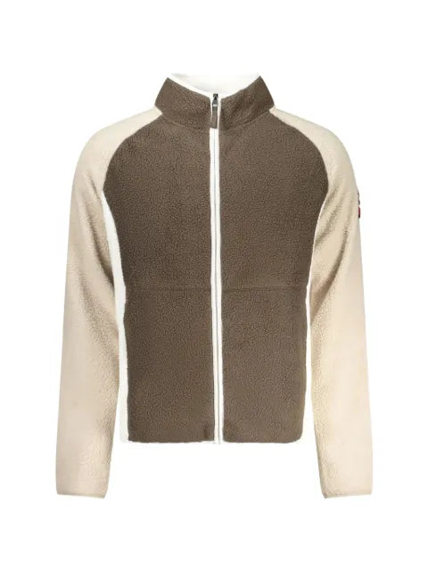 NORWAY 1963 colour-block fleece-texture sweater