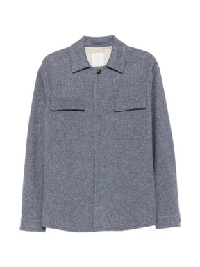 Eleventy flap-pocket shirt jacket