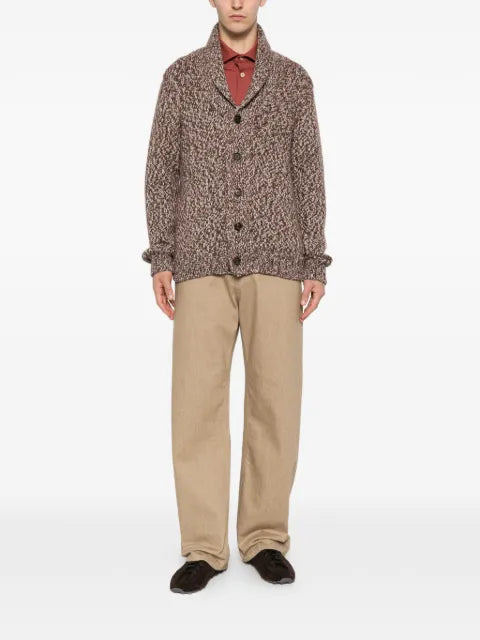 Eleventy chunky-knit shawl-collar cardigan