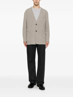 Eleventy herringbone-pattern jacket