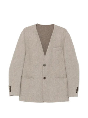 Eleventy herringbone-pattern jacket