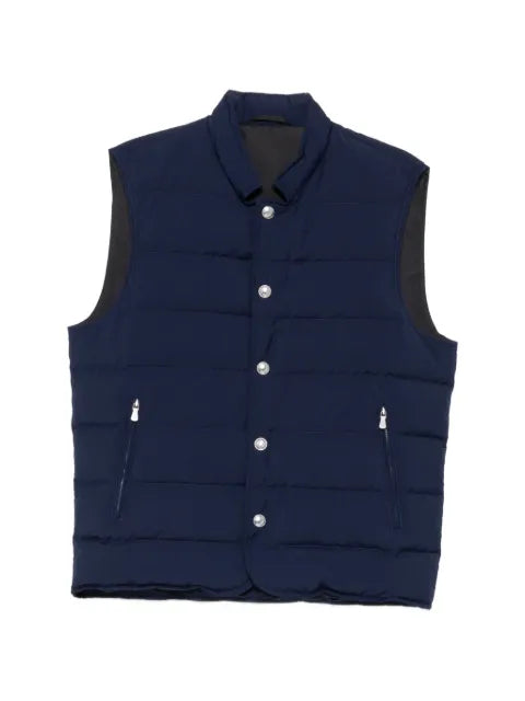 Eleventy quilted-pattern gilet