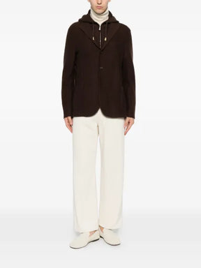 Eleventy hooded wool jacket