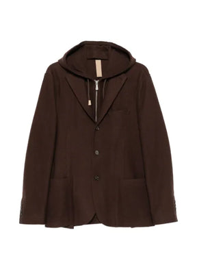 Eleventy hooded wool jacket