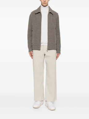 Eleventy knit-sleeves jacket