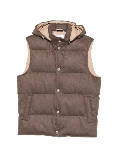 Eleventy suede gilet
