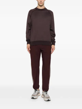 Eleventy raglan-sleeve side-stripe sweatshirt