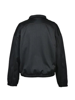 BREATH mesh-textured piping-detail jacket