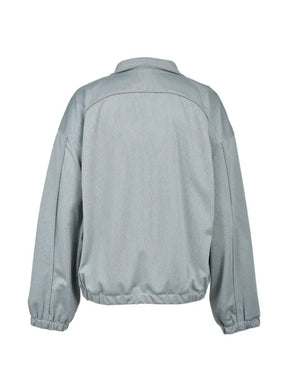 BREATH mesh logo-embroidered jacket