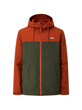 Hunter Originals colour-block zip-up hooded jacket