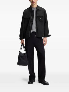 HUGO oversized-fit shirt with zipper closure