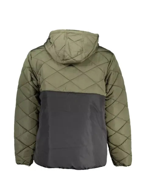 Vans colour-block diamond-quilted jacket