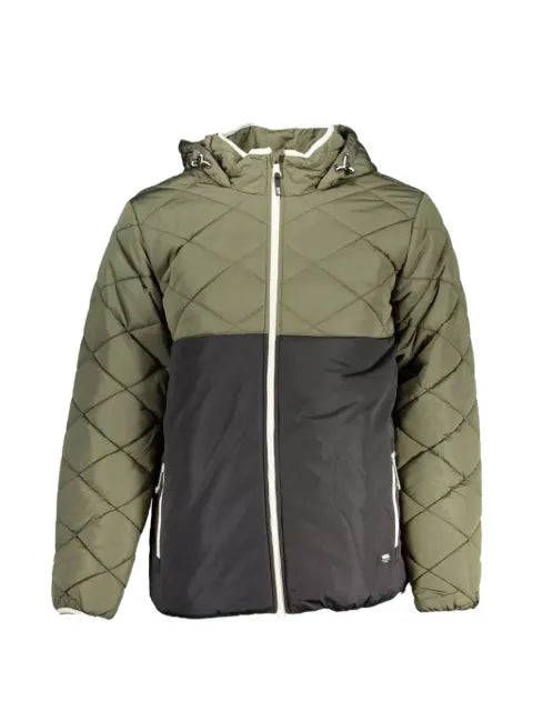 Vans colour-block diamond-quilted jacket