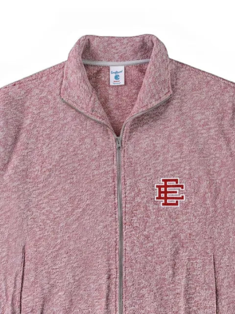 ERIC EMANUEL bouclé logo-embroidered sweatshirt