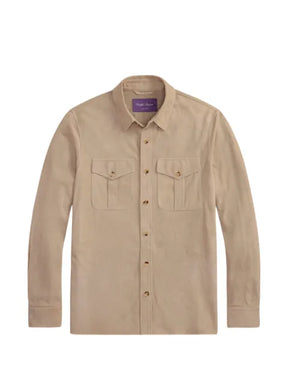 Ralph Lauren Purple Label Purple Label cargo-pocket suede jacket